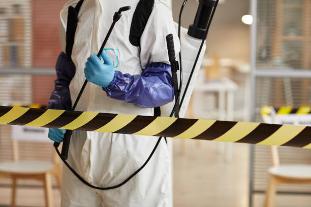 Professional Biohazard Cleanup technician working in Rocky Hill, NJ